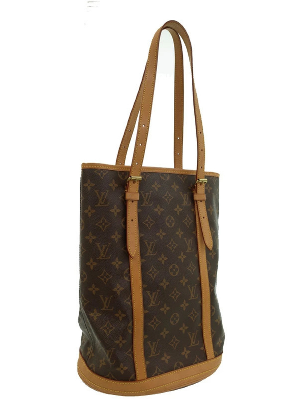 Louis Vuitton Bucket Shoulder Bag Monogram Brown